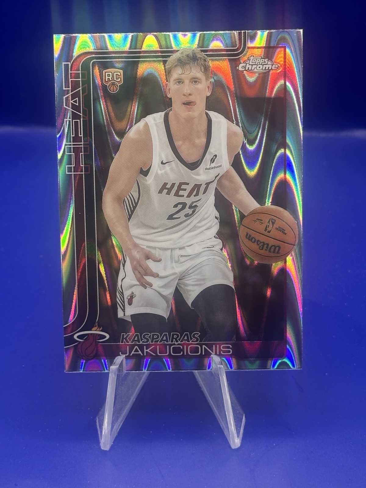 2025 Topps Chrome RayWave Kasparas Jakucionis #270 (NM)