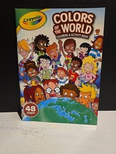 Crayola Colors Of The World Coloring  Activity Book 48 Pages USA Made 2020 Rare