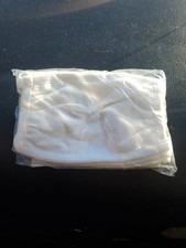 White Cloth Face Masks - 5 Masks in each package, 4 Packages -Total 20 New Masks