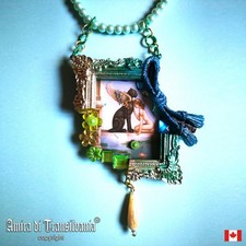 Necklace Assemblage Jewelry Sphynx Antique Baroque Jewellery Rococo Luxury Bib