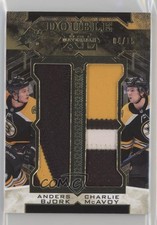 2017-18 SPx Tier 1 Black Premium 4/15 Anders Bjork Charlie McAvoy #XD-BM n3k