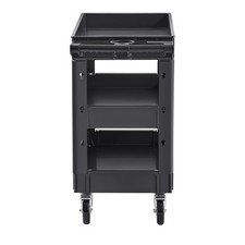 Uimoso 3-Tier Utility Cart with 550 lbs Capacity and Swivel Wheels 2 Lockable 