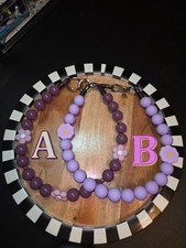 Beaded Collar Pet Necklace Doggie Pearls Waterproof Pet Accessories Cute: