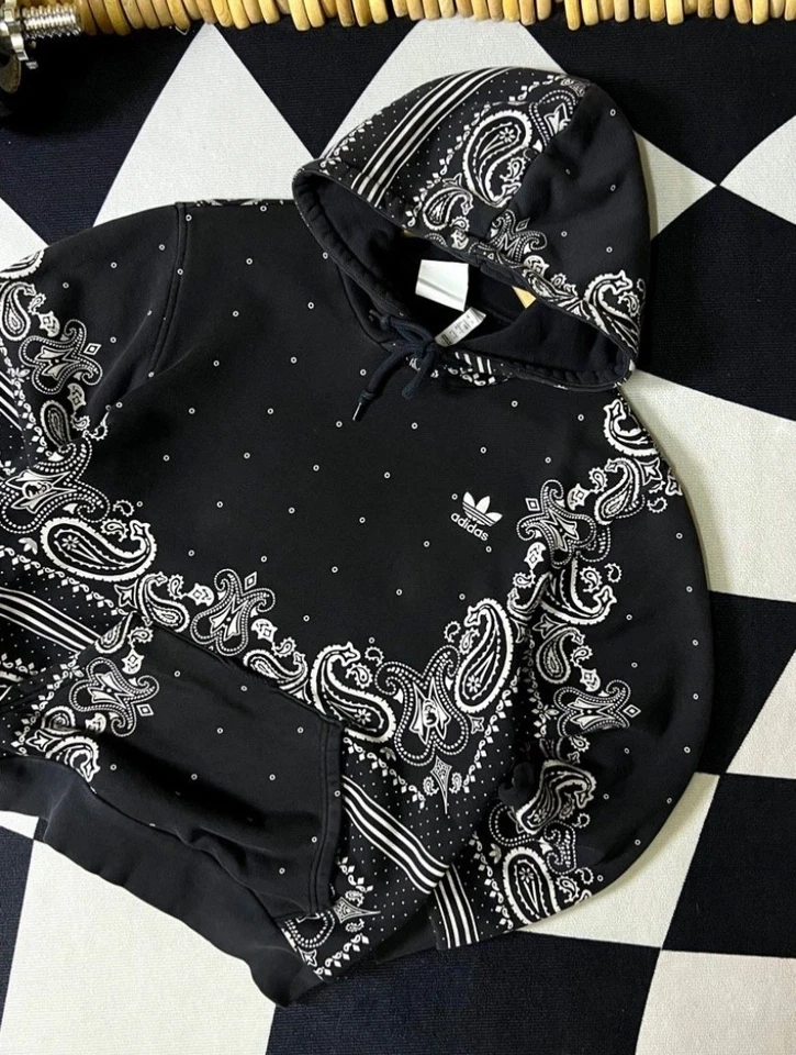 Adidas BANDANA молнии толстовка с капюшоном/подлинный 100% - Изображение 3 из 4