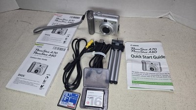 Canon Power Shot A70 3.2 MP Good Condition With Accessories