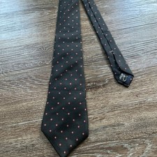 Kuppenheimer Black Silk Tie - Made In The USA