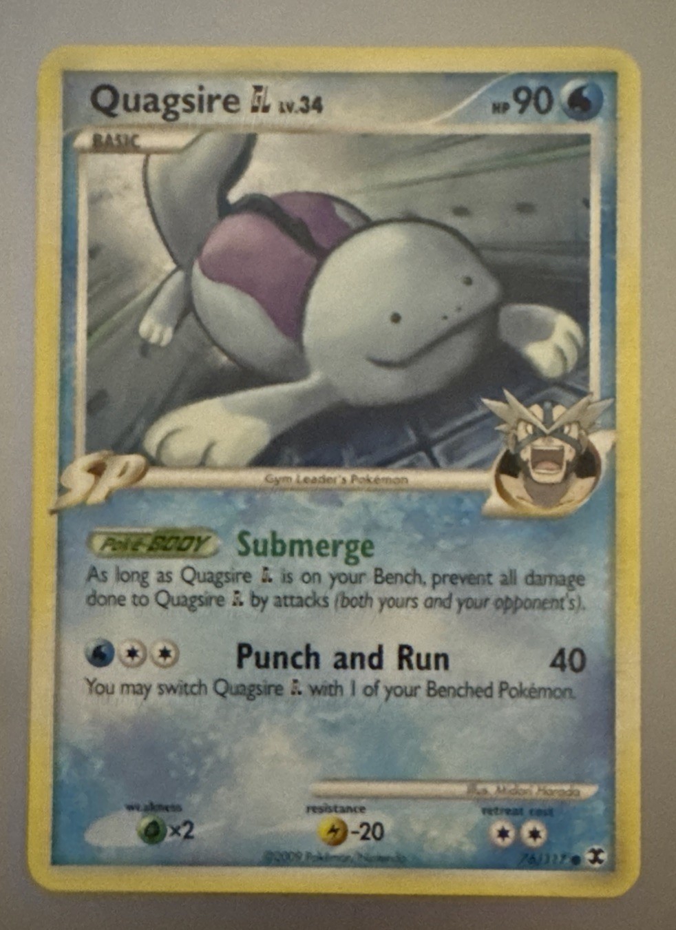 2009 Pokémon Rising Rivals Regular Quagsire 76/111