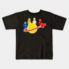 Astronaut Space Lego Men Kids Heavy Cotton Tee Made In The Usa