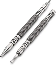 Spring Loaded Nail Set Tools,2-PCS Dual Head Setter and Hinge Pin Punch... 