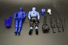 GI Joe Cobra Figure Black Major Snake Eyes Storm Shadow Blue Prototype Lot of 2