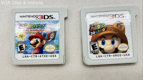 Mario Party Island Tour Super Mario 3D Land 2 Nintendo 3DS Mario Game Lot