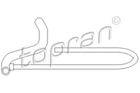 Schlauch KurbelgehäUseentlüFtung Topran 107 392 FüR VW Polo 80 86C Golf 2 19E