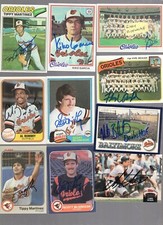 Autographed Baltimore Orioles 1970's 1980's 1990's #2 New lower prices 20% OFF 4