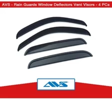 Auto Ventshade (AVS) 94528 Ventvisor Deflector; Smoke; Outside Mount; 4 pc.