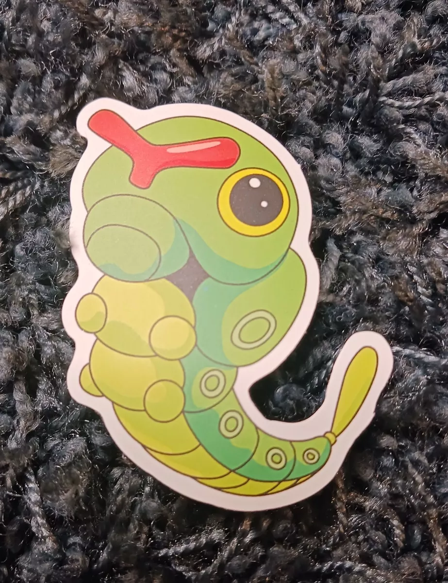 CATERPIE VINYL DECAL STICKER CHOOSE COLOR/SIZE POKEMON