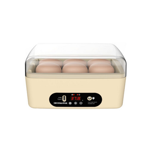 6 Egg Incubator Tray Hatcher with Fully Automatic Egg Turning & Humidity Control - Picture 1 of 5