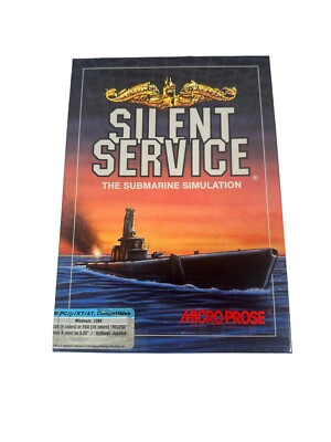 Silent Service SEALED PC 1985 Submarine Simulation