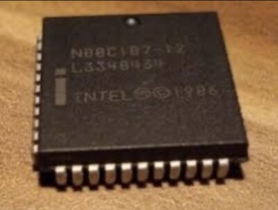 1PCS N80C187-12 Arithmetic Processor PLCC44