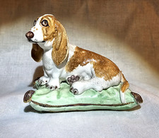 Basil Matthews Ceramic Bassett Hound Dog Figurine