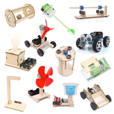 Teachers STEM Basic Science Kit DIY Assembly Education Wooden Toys Set 12 Items