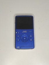 JVC Picsio GC-FM1AU Mini Camcorder Camera Blue Navy  PARTS OR REPAIR READ 