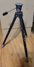 Vintage Black QUICKSET Junior Professional PAN TILT HEAD Tripod-23" Tall