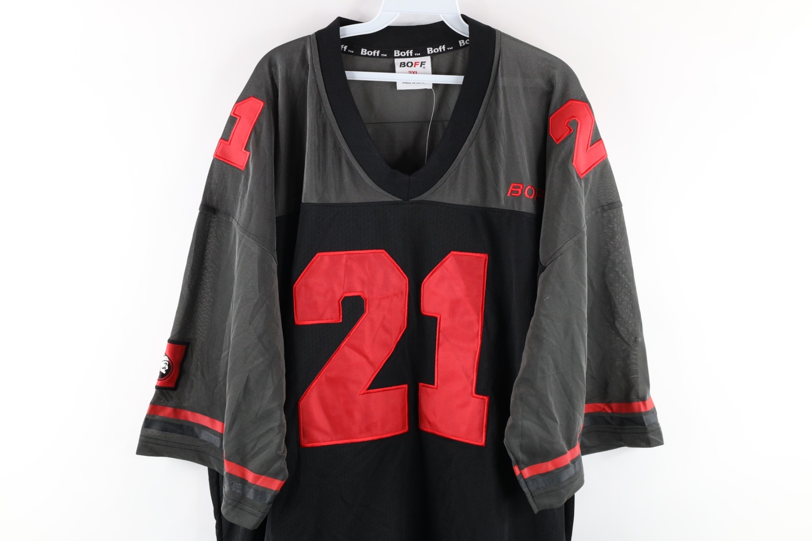 NOS Vintage Streetwear Mens 3XL Hip Hop Baggy Mesh Football Jersey