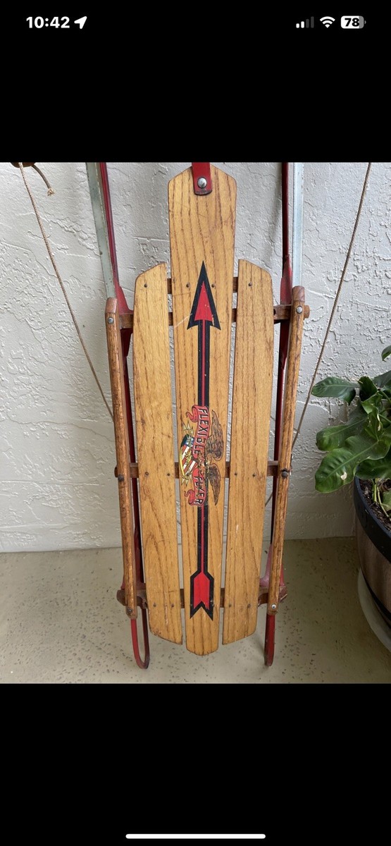 flexible flyer sled vintage iii | eBay