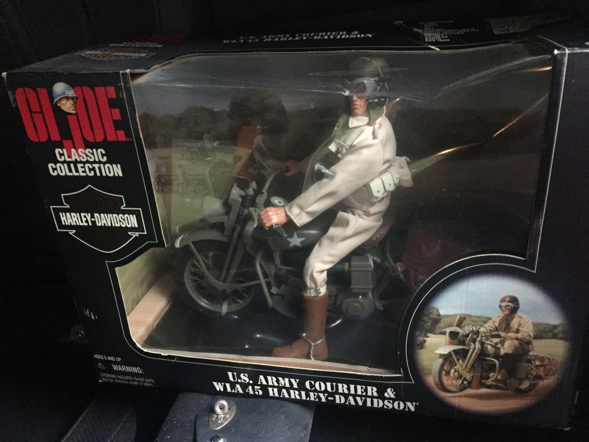 GI JOE U.S. Army Courier & WLA 45 Harley Davidson NEW | eBay