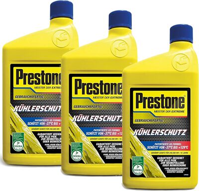 3x HOLTS Prestone Kühlerschutz RTU, Gebrauchsfertig 1 Liter PAFR0057B SPARSET
