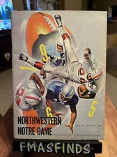 F2 1965 Alan Page Rocky Bleier NOTRE DAME vs NORTHWESTERN Football Program