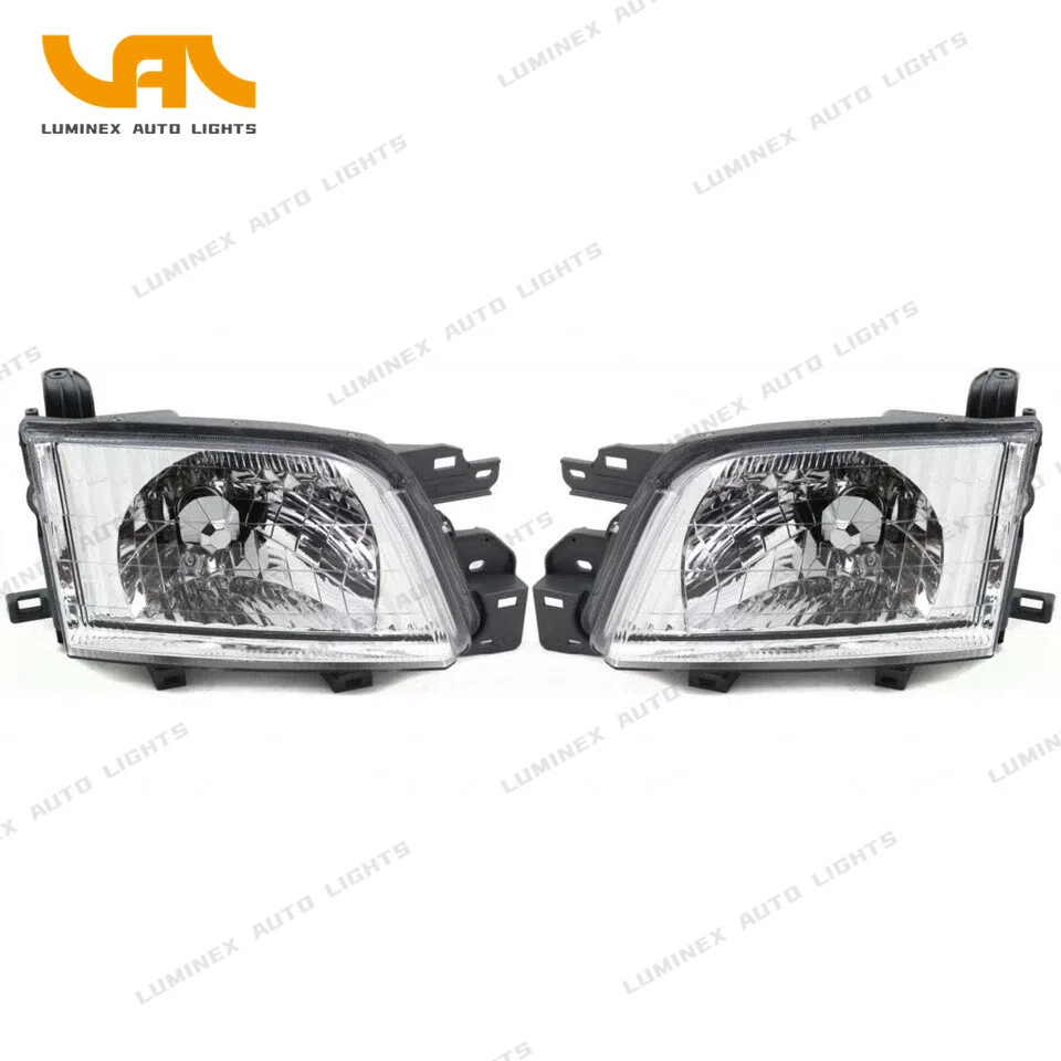 For Subaru Forester Halogen Chrome Headlight 2001-2002 SU2502107 SU2503107 Pair Foto 4 de 4