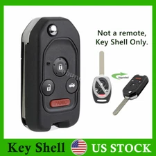 Flip Key Remote Fob Shell for Honda Pilot 2009 2010 2011 2012 2013 2014 2015