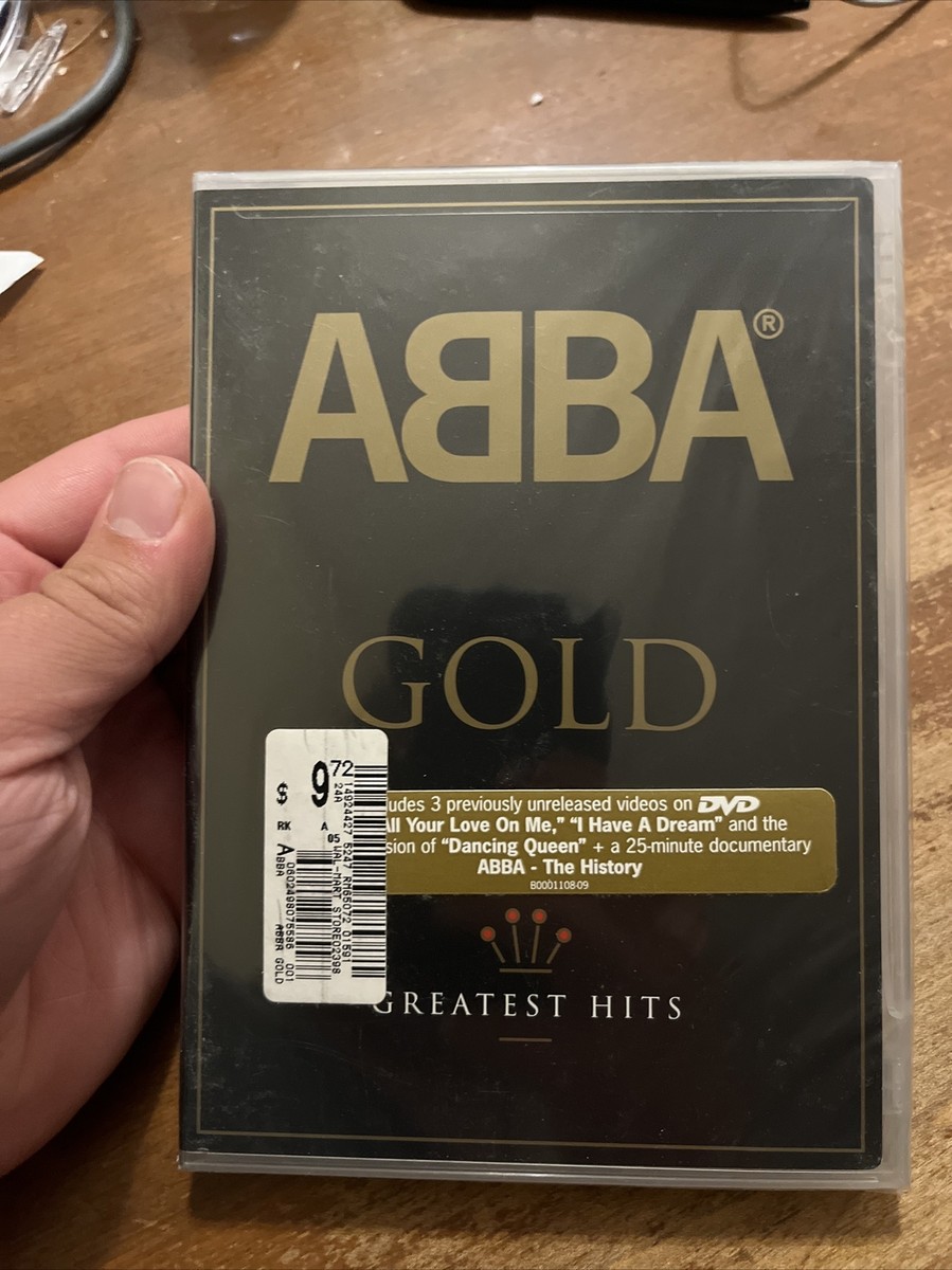 ABBA GOLD GREATEST HITS NEW SEALED DVD With Bonus Tracks