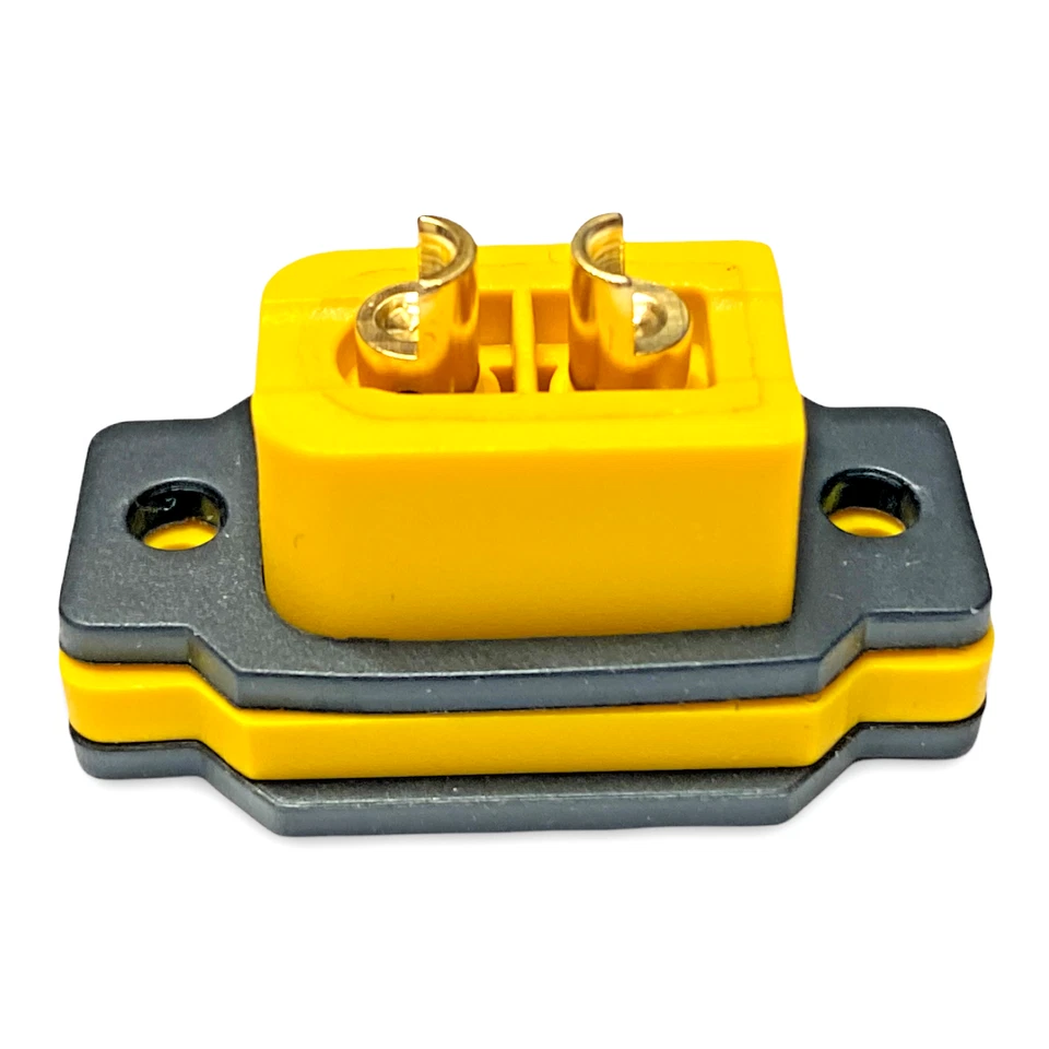 3x Goldstecker XT60BE-F Einbaustecker mit Gummikappe Buchse Female XT60 Lipo RC - Bild 3 von 4