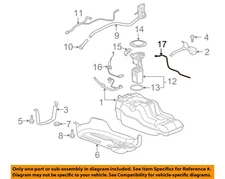GM OEM 06-10 H3 Fuel System Fuel System Components-Feed Line 25896785