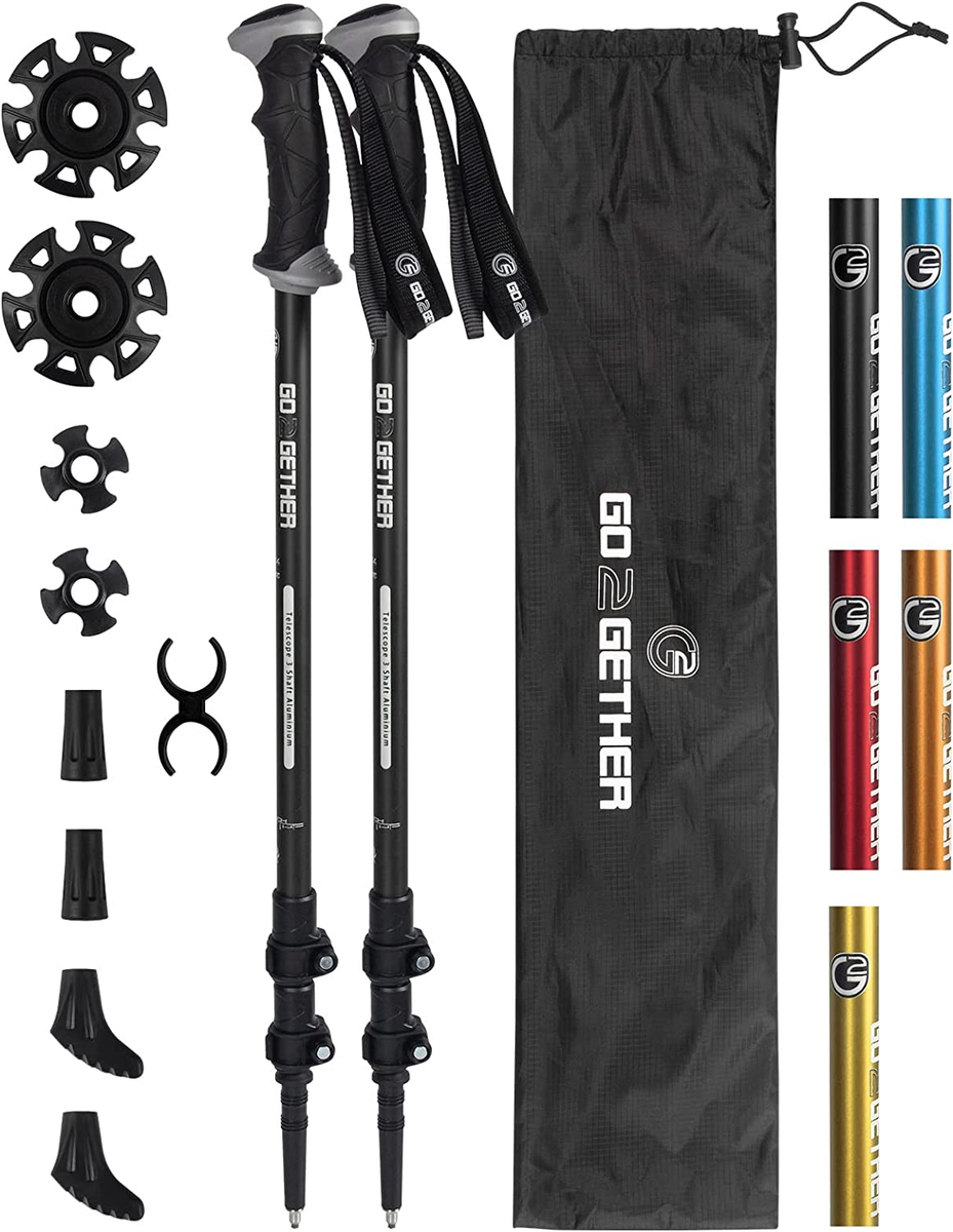 G2 GO2GETHER Trekking Hiking Poles Aluminum Hiking Walking Sticks