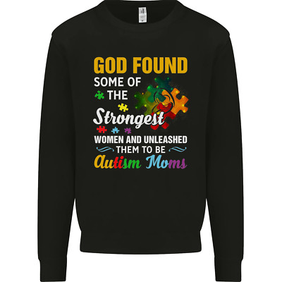 Religiöser Autismus Mama Autist Mama Gott ASD Herren Sweatshirt Pullover
