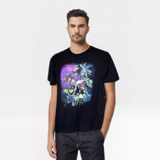 Voltron Mens Graphic T-Shirt Sz Large Animated Series Cartoon Logo Print Fan Art