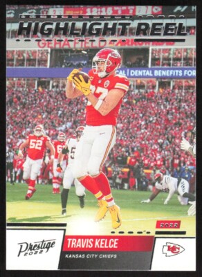2022 Panini Prestige Highlight Reel Travis Kelce #HR-9 Kansas City Chiefs