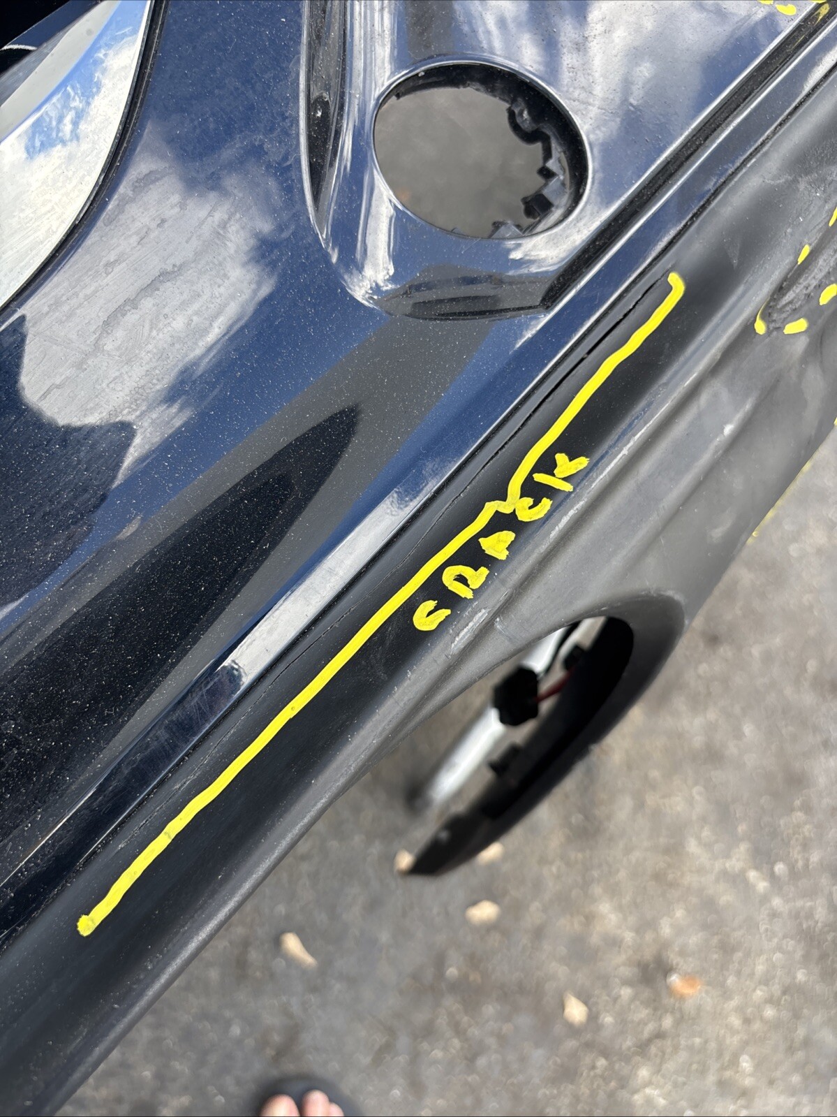 BENTLEY BENTAYGA W12 REAR BUMPER 36A807511 #2352