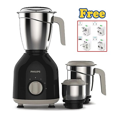 Philips HL7756/01 Mixer Grinder 3 Stainless Steel Multipurpose Jars 750 Watt
