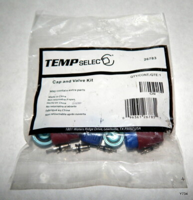 Temp Select A/C System Valve Core Kit