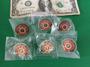 GREENWICH FIRE FIGHTERS  YOU GET ALL 6  PINS AND B392