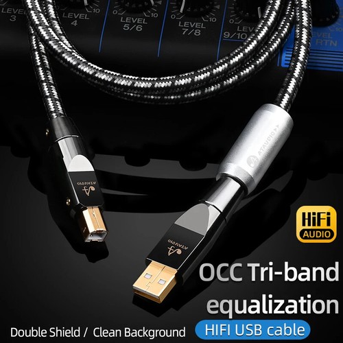 Cable USB HiFi USB Tipo A A A B Audio USB OTG Tipo B Macho Para PC DAC Móvil - Imagen 5 de 27