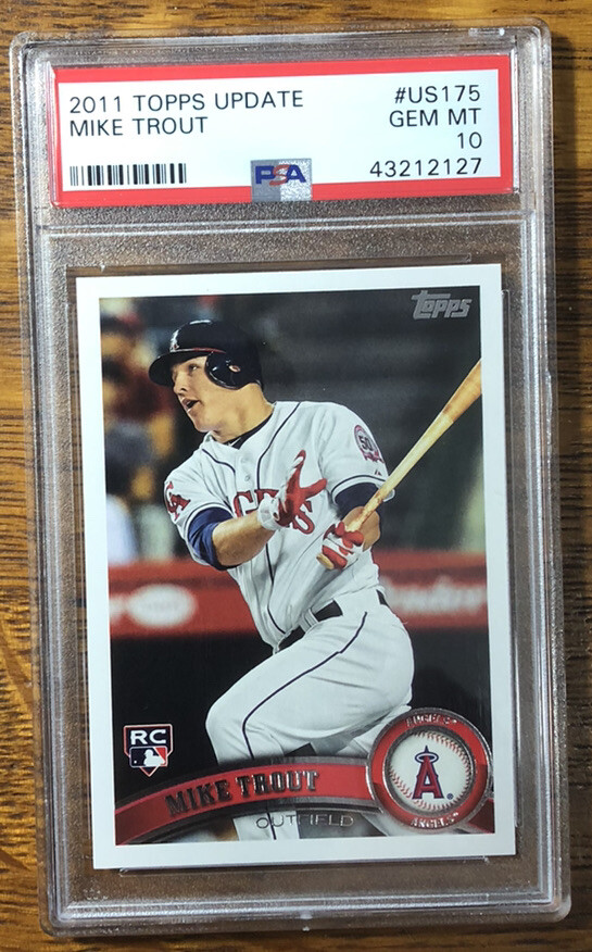 2011  Topps Update #US175 Mike Trout PSA 10 Gem Mint 