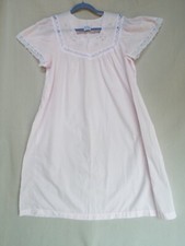Carole Nightgown pink medium/large Cotton Embroidered Yoke