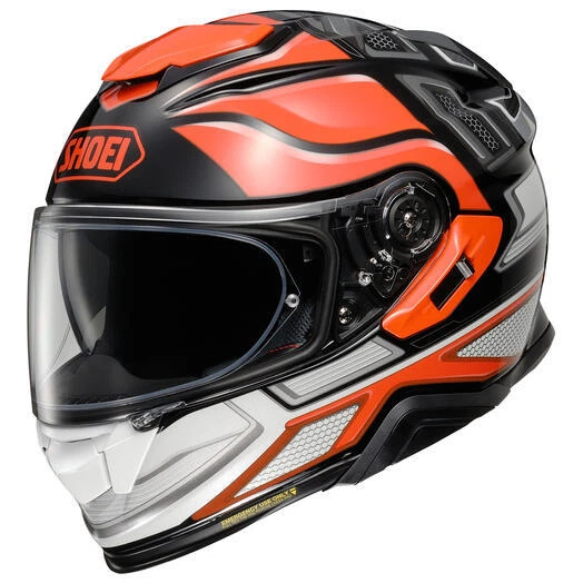 Shoei orange helmet sales
