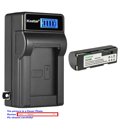 Kastar Battery LCD Wall Charger for DB-20 DB-20L & Ricoh RDC-6000 RDC-7 RDC-7S