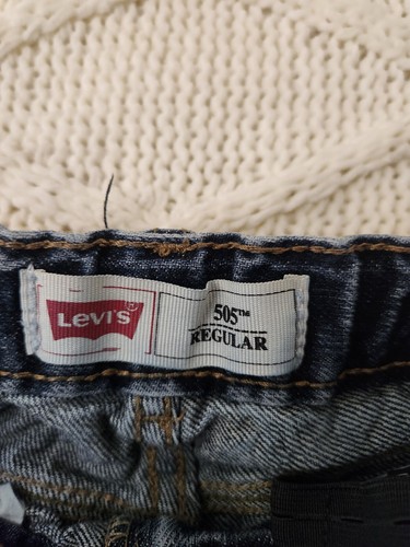 Levi’s 505 Regular Fit Toddler Boys Sz 4reg Gray Cargo Pants-5893 - Picture 3 of 7
